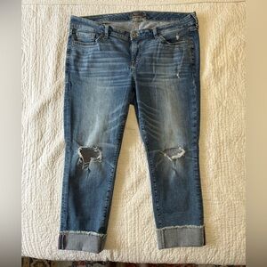 Torrid crop Boyfriend Jeans